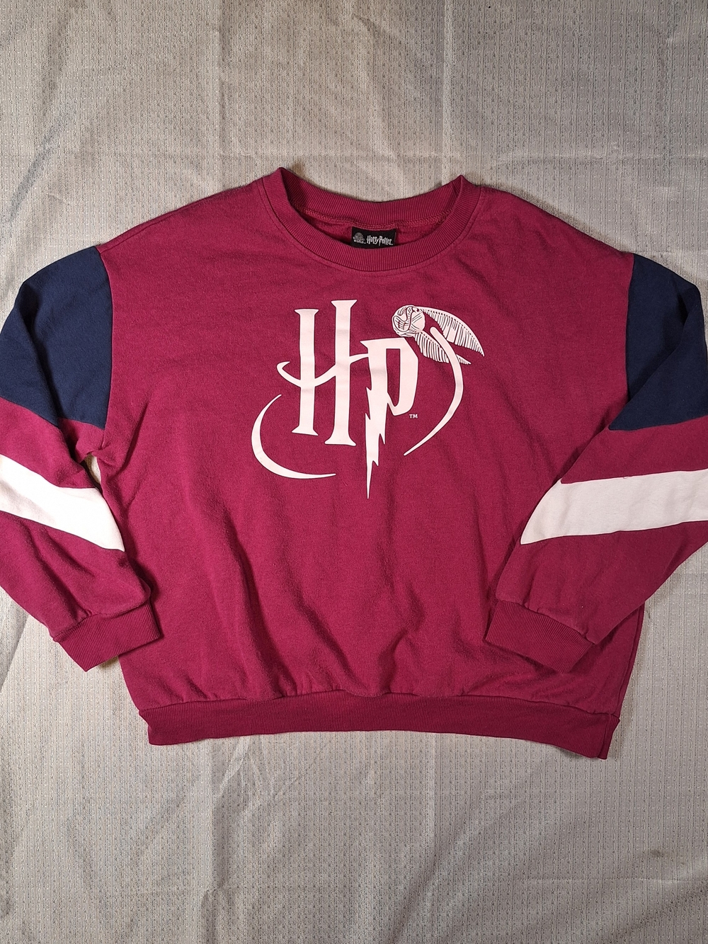 Women's Official Licensed Harry Potter Sweatshirt By Jerry Leigh Color Block